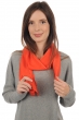Cashmere & Silk ladies scarves mufflers scarva mandarin red 170x25cm